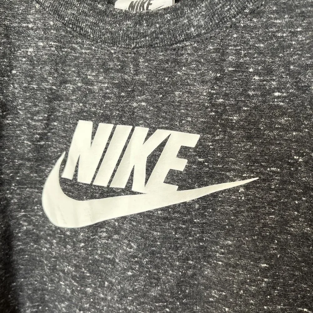 Nike Sportswear Kids Girls Jersey Tank Medium Slim‎ Fit Dark Gray Heather NWT